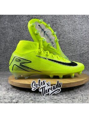 Nike Zoom Mercurial Superfly 10 Elite AG Pro Soccer Size 7.5 Men = 9 Women Volt